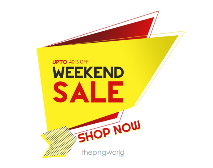 Weekend Sale Banner Yellow Upto 40 OFF Offer PSD weekend,sale,offer,off,upto,banner,creative,ecommerce,shopping,branch,popup,psd,png,mega sale,super sale,big sale,end of season